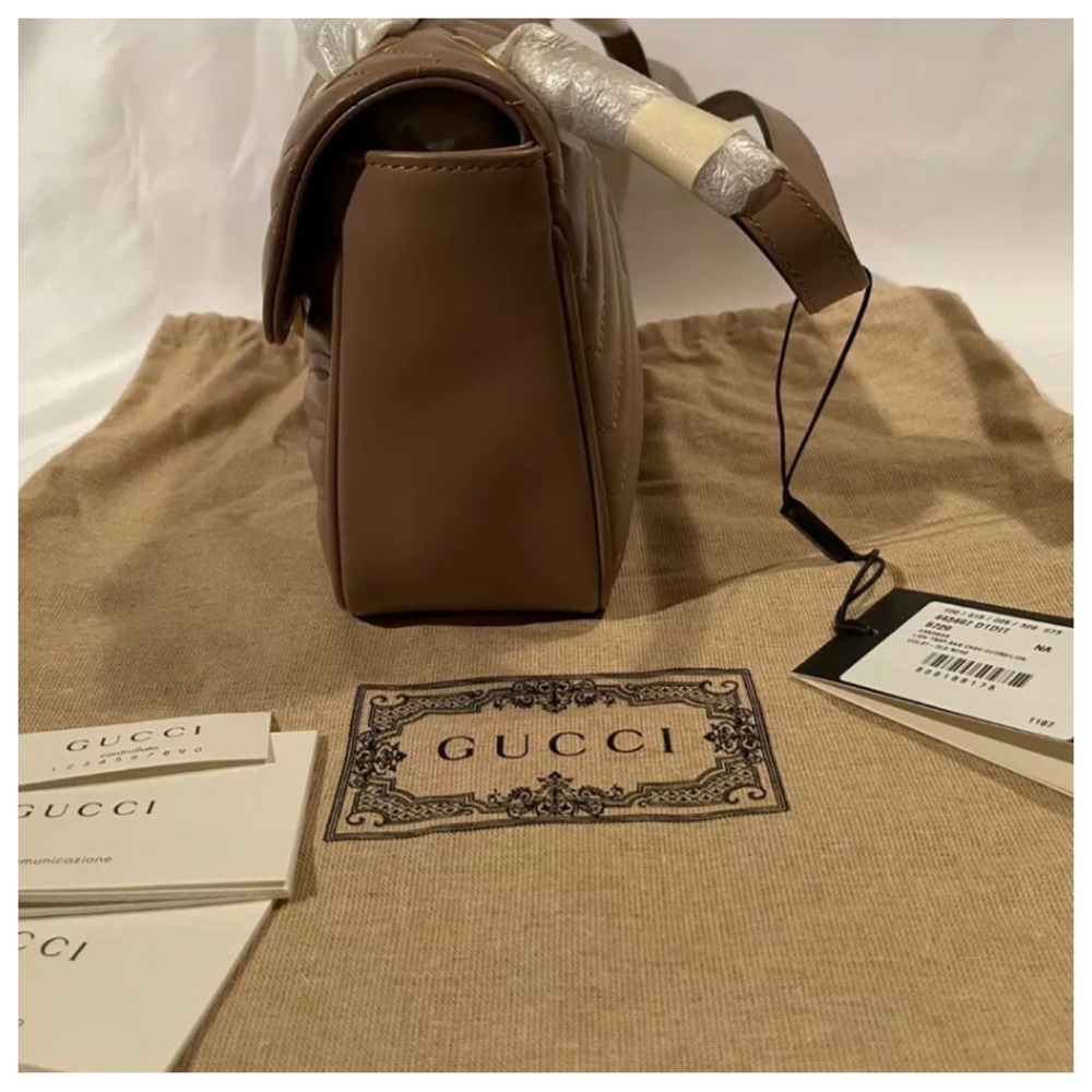 BNWT Authentic Gucci Marmont Small Shoulder Bag - Picture 7 of 11